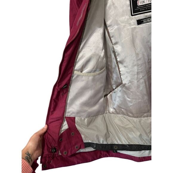 Billabong x Jamie Anderson Ski Snowboard Snow Winter Jacket Size M Breathable - Picture 10 of 13